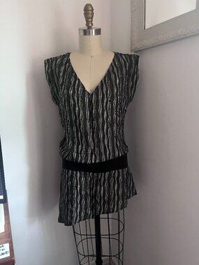 Vintage Y2K Ben Sherman 100% Silk Tunic Dress